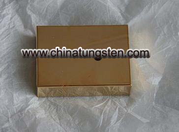 gold plated tungsten bar